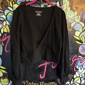 Super Cute Dresses, Black, Wanderworn Pullover Top, Small